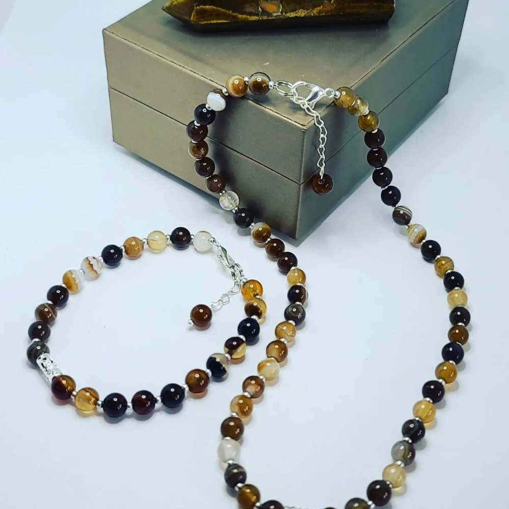 Brown Agate necklace